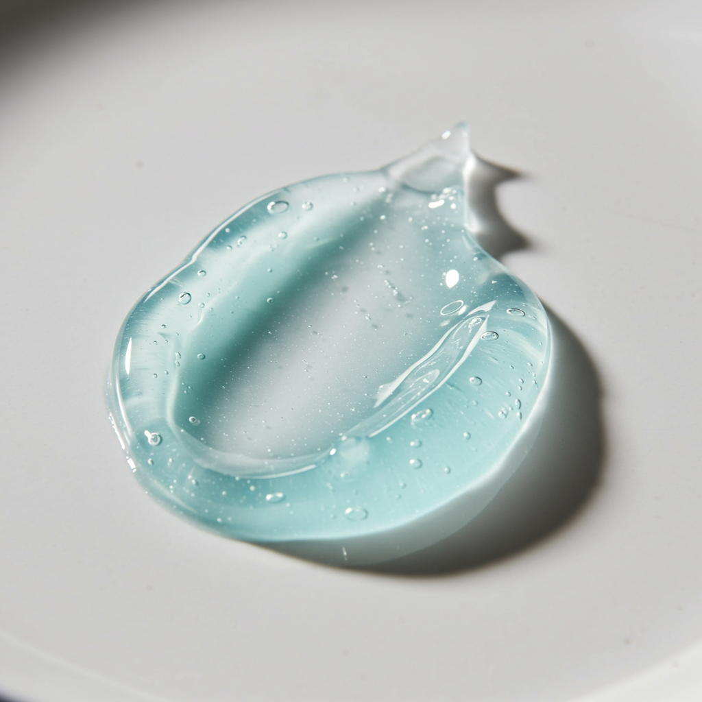 Sheer Shield Aqua Sun Gel development concept image · Development reference image