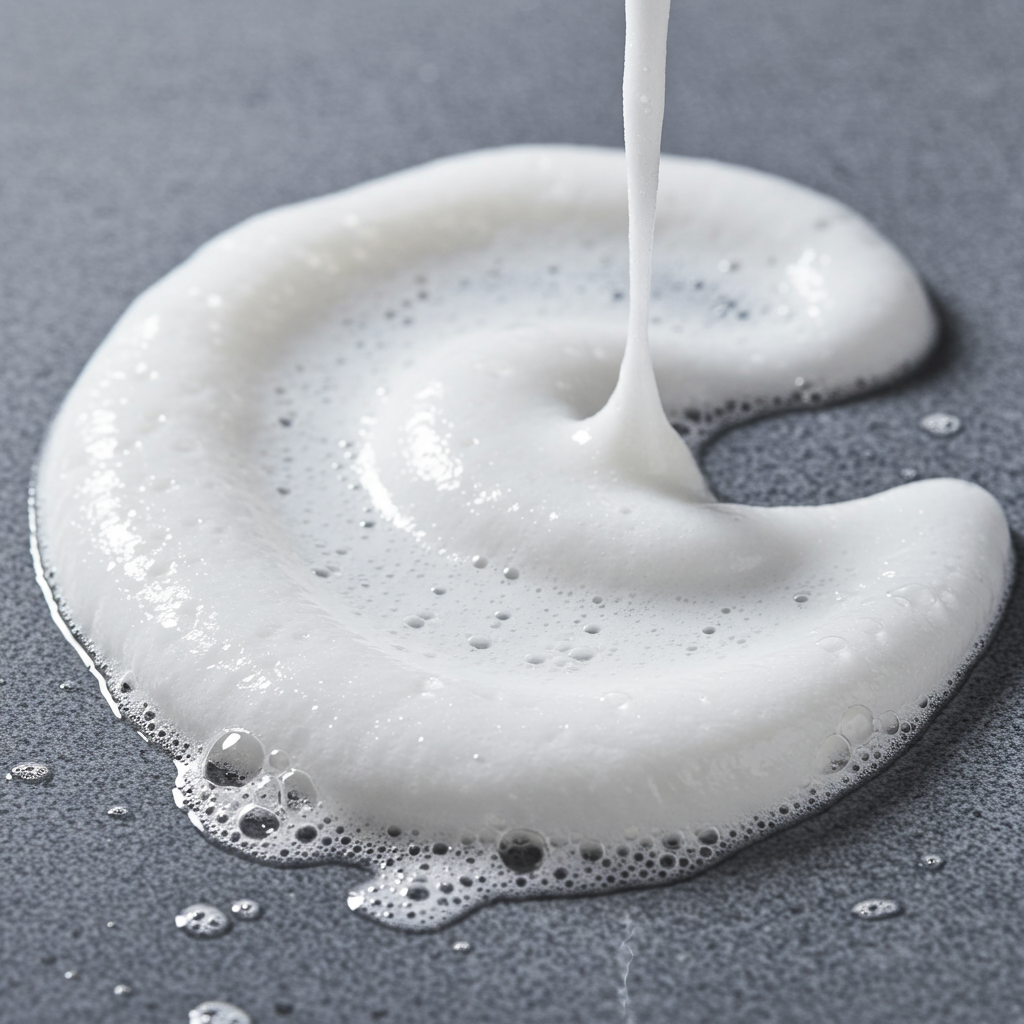 Houttuynia Biome Balance Shampoo development concept image · Development reference image