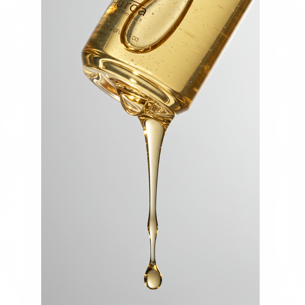 Aqua Bloom Hair Elixir development concept image · Development reference image