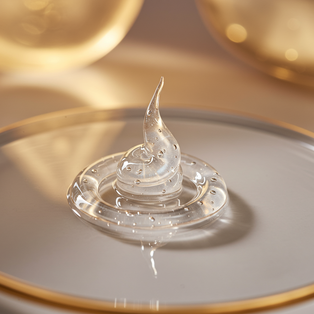 Hydro-Jelly Plump & Glow Serum development concept image · Development reference image