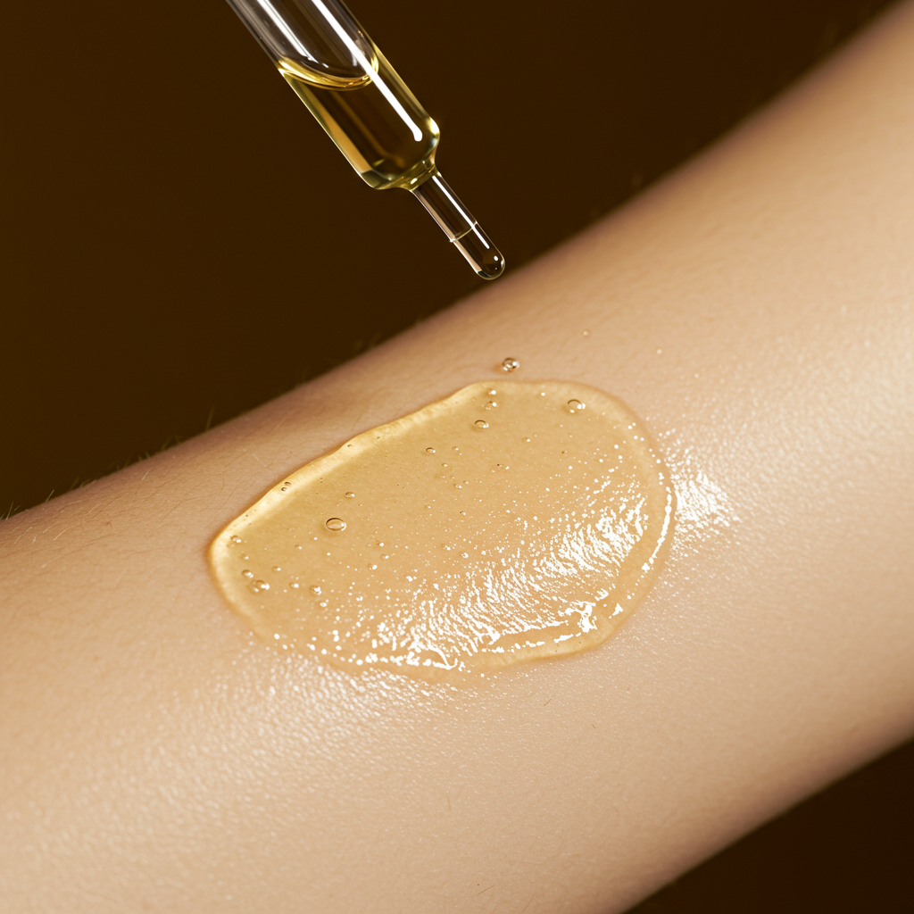 Aura Pure Balancing Body Elixir development concept image · Development reference image