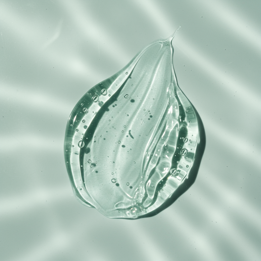 AQUA CALM GEL CLEANSER development concept image · Development reference image