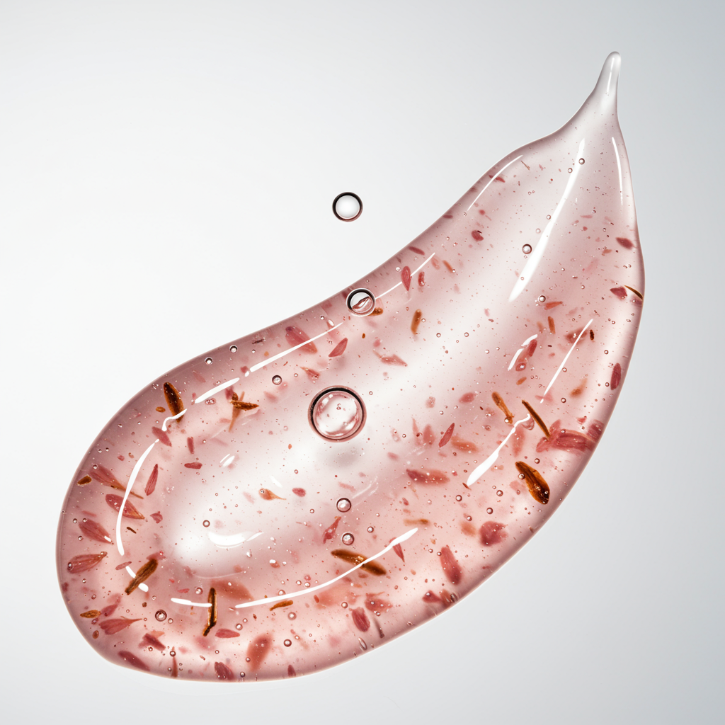 Camellia Dewdrop Radiance Cleanser development concept image · Development reference image