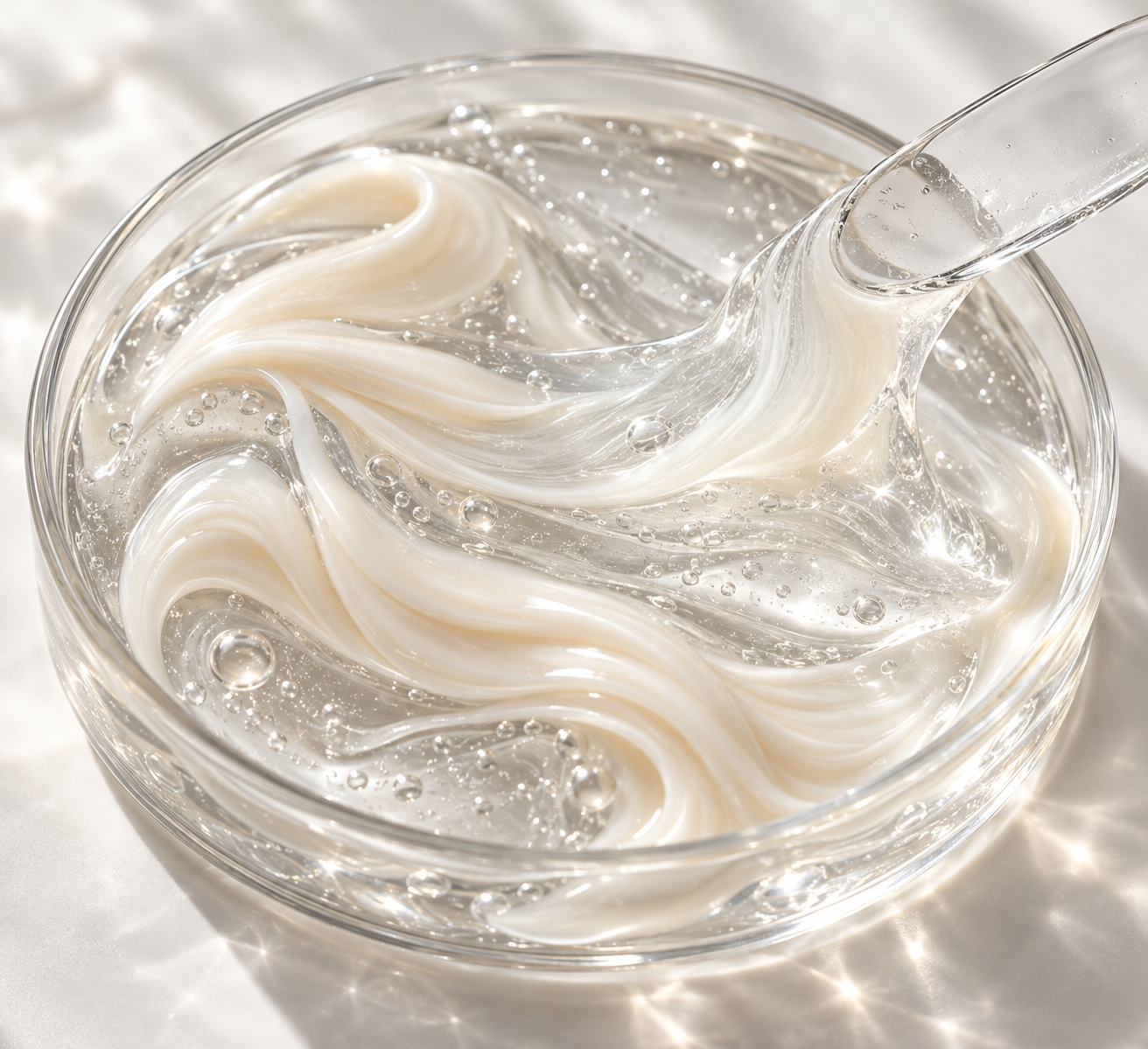 Lamella Dew-Ribbon Gel Cream development concept image · Development reference image