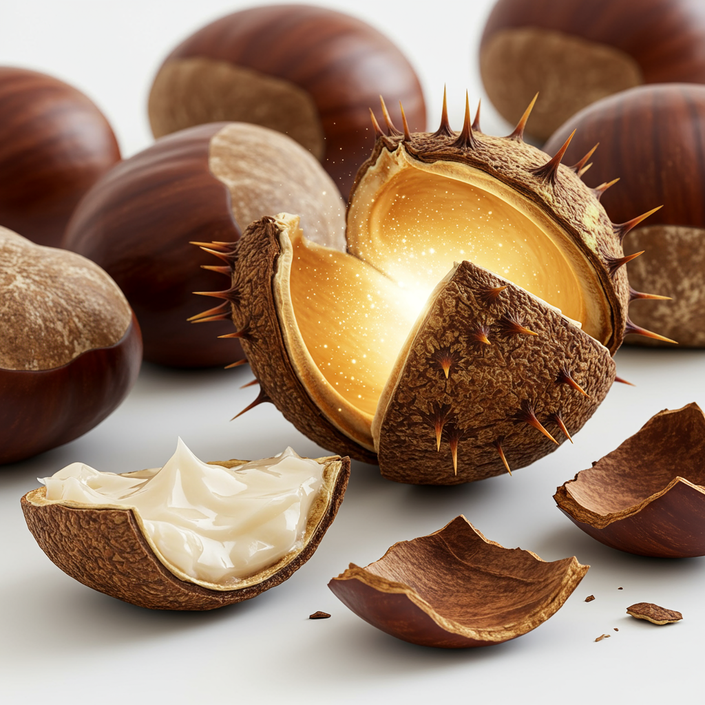 Chestnut Shell Extract (Gongju Origin) ingredient reference · Development reference image